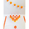 8 1/2" Fall Candy Corn Orange, Yellow &amp; White Plastic Bowling Game Set - 7 Pc. Image 2