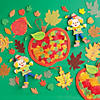 8 1/2" Multicolored Apple Tissue Paper Acetate Sign Craft Kit- Makes 12 Image 1