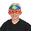 8 1/2" Multicolored Superhero Mask Foam Craft Kit - Makes 12 Image 2