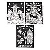 8 1/2" x 11" Bulk 48 Pc. Color Your Own Nativity Scene Cardstock Fuzzy Posters Image 1