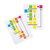 8 1/2" x 11" Color-Coded Reusable Long Division Dry Erase Boards - 10 Pc. Image 1