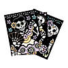 8 1/2" x 11" Color Your Own Fuzzy Day of the Dead Cardstock Posters - 24 Pc. Image 1