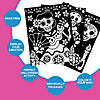 8 1/2" x 11" Color Your Own Fuzzy Day of the Dead Cardstock Posters - 24 Pc. Image 2