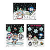 8 1/2" x 11" Color Your Own Winter Paper Fuzzy Posters - 24 Pc. Image 1