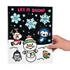 8 1/2" x 11" Color Your Own Winter Paper Fuzzy Posters - 24 Pc. Image 2