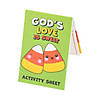 8 1/2" x 11" Faith Candy Corn Fold-Up Paper Activity Sheets - 24 Pc. Image 1