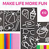 8 1/2" x 11" Summertime Dot Sticker Paper Art Sheets - 12 Pc. Image 2