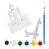 8 1/2&quot; x 12 1/2&quot; DIY Castle Painting &amp; Play Set Craft Kit - Makes 1 Image 1