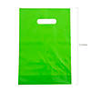 8 1/2" x 12" Bulk 150 Pc. Neon Solid Color Plastic Goody Bags Image 1