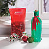 8 1/2" x 12" Bulk 50 Pc. Bright Red Plastic Goody Bags with Handles Image 3
