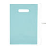 8 1/2" x 12" Bulk 50 Pc. Light Blue Plastic Goody Bags Image 1