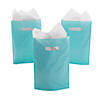 8 1/2" x 12" Bulk 50 Pc. Light Blue Plastic Goody Bags Image 2