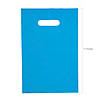 8 1/2" x 12" Bulk 50 Pc. Neon Plastic Goody Bags with Handles Image 1