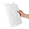 8 1/2" x 12" Bulk 50 Pc. White Plastic Goody Bags Image 2