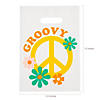 8 1/2" x 12" Groovy Party Plastic Goody Bags - 12 Pc. Image 1