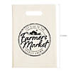 8 1/2" x 12" Medium Farmers Market Plastic Goody Bags - 12 Pc. Image 1