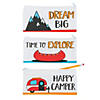 8 1/2" x 4" Adventure Zippered Canvas Pencil Cases - 12 Pc. Image 1