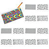 8 1/2&quot; x 4&quot; Color Your Own Canvas Doodle Pencil Cases - 12 Pc. Image 1
