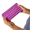 8 1/2" x 4" Fidget Popping Zippered Silicone Pencil Cases - 6 Pc. Image 1