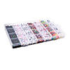 8 1/2" x 5" Storage Compartment Box with Assorted Round Beads Image 1