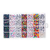 8 1/2" x 5" Storage Compartment Box with Assorted Round Beads Image 1