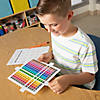 8 1/2" x 8 1/2" Multiplication Plastic Table Sliding Tool Educational Activities - 12 Pc. Image 2