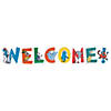 8 1/4" - 14 1/2" Dr. Seuss&#8482; Cardstock Welcome Letters Banner Image 1