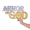 8 1/4" - 17"Armor of God Classroom Wall Cardboard Cutouts - 8 Pc. Image 1