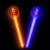 8 1/4" Halloween Colors Plastic Glow Wands - 12 Pc. Image 1