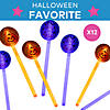 8 1/4" Halloween Colors Plastic Glow Wands - 12 Pc. Image 2