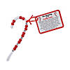 8 1/4" Meaning of the Candy Cane Religious Christmas Ornament Craft Kit - Makes 12 Image 1