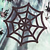 8" - 12" Halloween Spider Ceiling Decorations - 6 Pc. Image 1