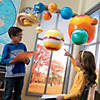 8"- 28" Relative Size Inflatable Solar System - 10 Pc. Image 1