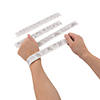 8 3/4" Bulk 48 Pc. Color Your Own Christmas Metal Slap Bracelets Image 1