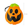 8 3/4" Bulk 72 Pc. Halloween Pumpkin Plastic Goody Bags Image 1