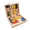 8 3/4" x 7" Pretend Play Tool Case &amp; Tools Play Set - 9 Pc. Image 1