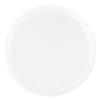 8.5" White Flat Round Disposable Plastic Appetizer/Salad Plates (120 Plates) Image 1