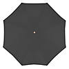 8.5ft Outdoor Patio Market Umbrella with Wooden Pole  Gray Image 1