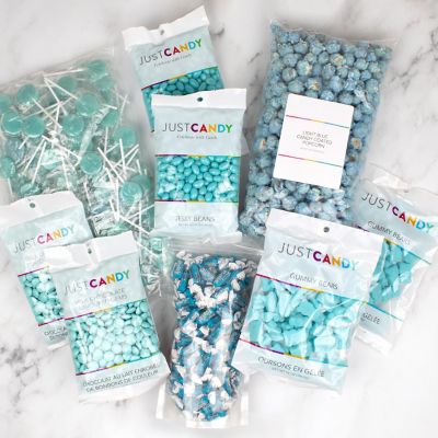 8.8lbs Light Blue Candy Assortment by Just Candy - DIY Image 1
