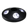 8" Black 4-Panel Patio Umbrella Light with 20 LED's Image 1