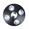 8" Black 4-Panel Patio Umbrella Light with 20 LED's Image 1