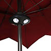 8" Black 4-Panel Patio Umbrella Light with 20 LED's Image 4