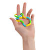 8" Blue, Green & Yellow Twisty Plastic Fidget Toys  - 12 Pc. Image 1