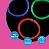 8" Bulk 100 Pc. Halloween Colors Plastic Glow Bracelets Image 1