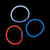 8" Bulk 100 Pc. Patriotic Glow Red, White & Blue Plastic Bracelet Assortment Image 1