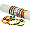 8" Bulk 150 Pc. Religious Nylon Friendship Bracelet Assortment Image 1