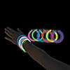 8" Bulk 50 Pc. Glow Bracelet Assortment Image 3