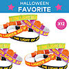 8" Christian Pumpkin Inspirational Nylon Friendship Bracelets - 12 Pc. Image 2