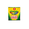 8-Color Crayola<sup>&#174;</sup> Large Crayons Image 1