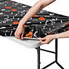 8 Ft. Halloween Jack-O'-Lanterns &amp; Bones Fitted Plastic Tablecloth Image 1
